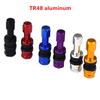 4pc Universal Bolt in Tire Valve Stems Chrome Metal High Pressure Brass Clamp in 45/90 DEGREE ANGLE TR416/48 for Car Vehicle Tire Chucks 1