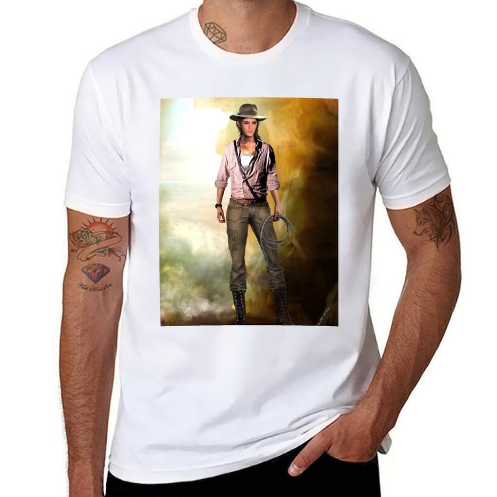 IndyEmma Jones TShirt Shirts Graphic Tee Customizeds Anime Tshirt Unisexs Clothing
