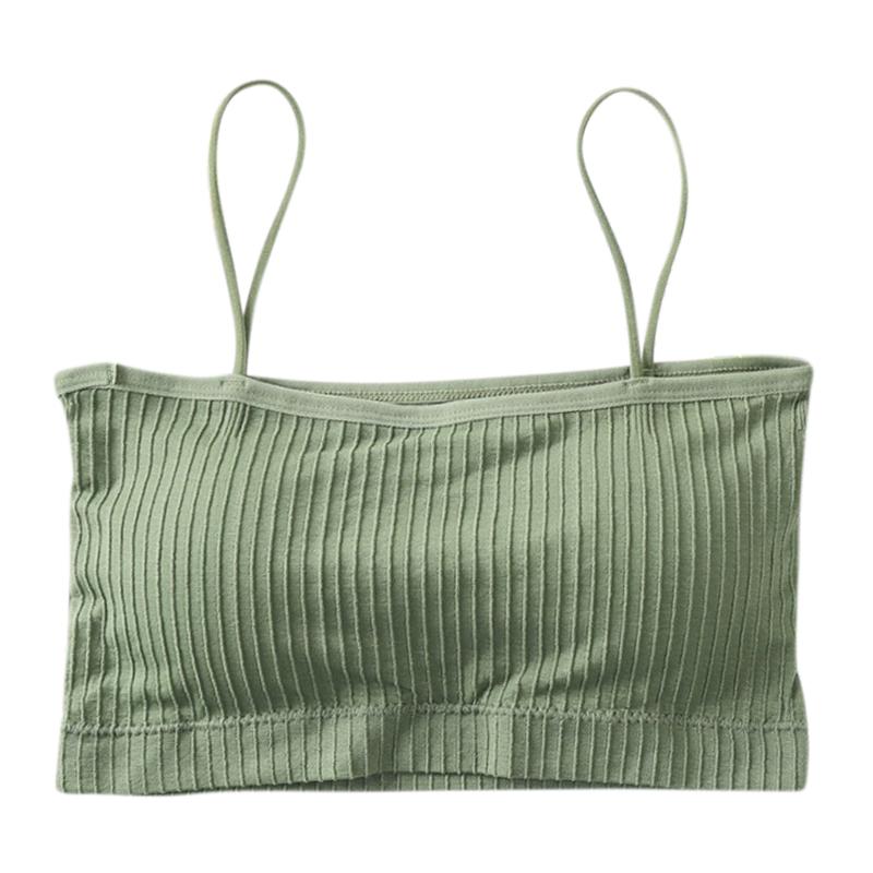 One Word Wai Mei Back Wrapped Chest Tube Top Girl Student Threaded Camisole Unterwäsche