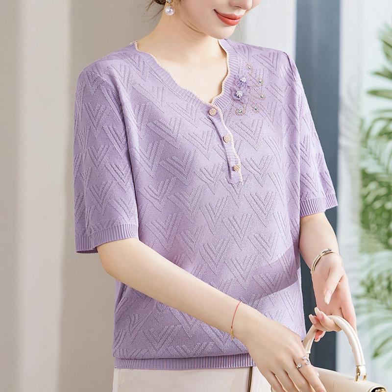 Madam Tang Women's Versatile Knitted Sweater