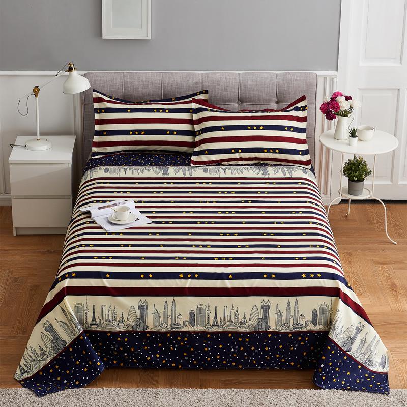 All-Season Soft Brushed Twill Bed Sheets and Duvet Covers for Double, Single, and Dorm Beds – Skin-Friendly Comfort