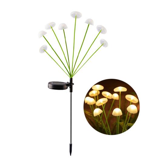 Yousheng Solar Garden Lights LED Solar Mushroom Light Waterproof Outdoor Fairy Light for Yard Patio Pathway Decor