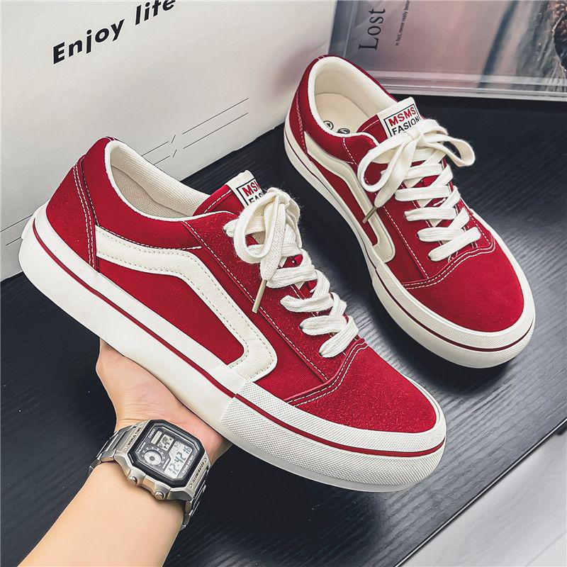 Black Canvas Men's Versatile Casual Shoes, Autumn 2025 Trend – Ideal for Spring and Fall