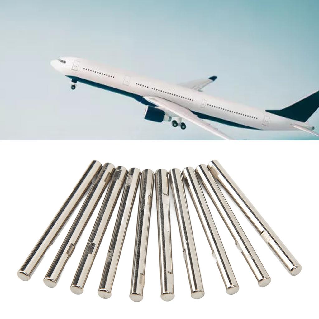 10pcs RC Motor Shaft 4mm Stainless Steel Replacement RC Brushless Motor Shaft for RC Car Boat Airplane