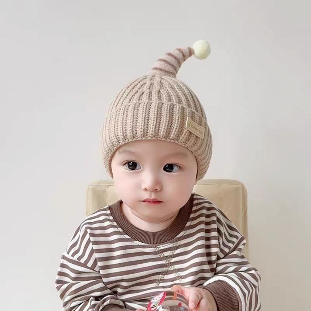 Baby Hat, Men's and Women's, Woolen Hat, Warm Hat, Baby Ear Protection Hat, Thick, Knitted Hat