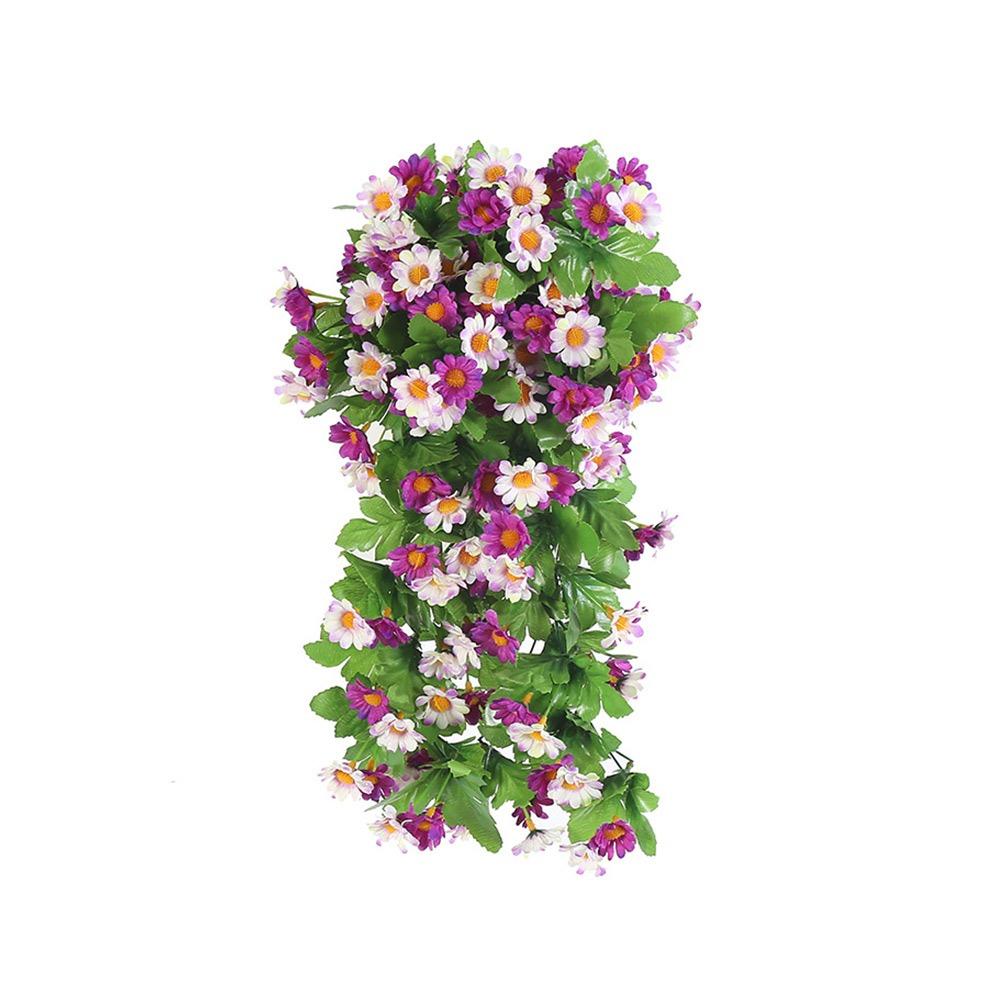 100cm Artificial Plant Creeper Wall Mounted Artificial Ivy Green Hanging Vine DIY Wreath Cover Pipeline Home Garden Decoration