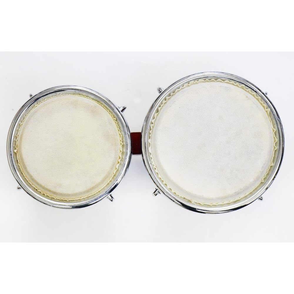 HOSCO Mini Tunable Bongo Red JBG-001R Compact Percussion Instrument