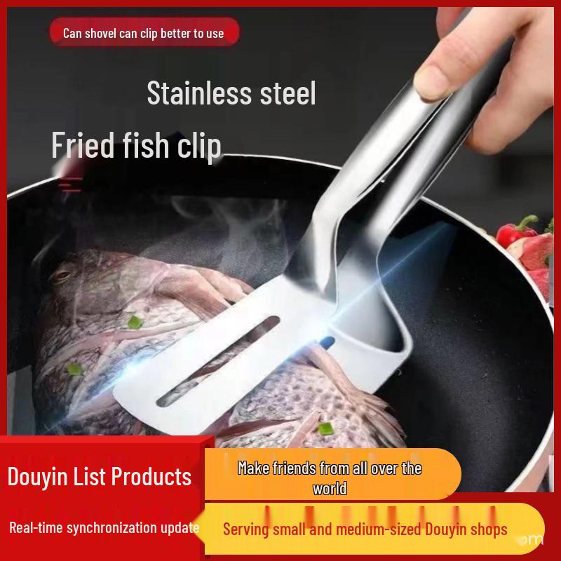 

TikTok Hot: Multifunctional Stainless Steel Fish & Steak Frying Spatula