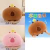 Adorable Plush Capybara Pillow Soft Water Pig Sofa Bed Headrest Perfect Gift For Girls