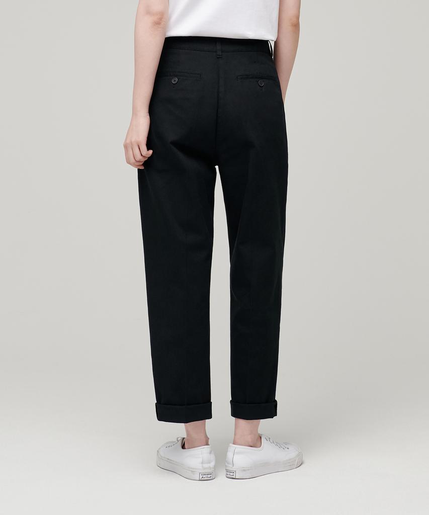 MUSINSA STANDARD WOMAN Women'S Tapered Chino Pants [Black]