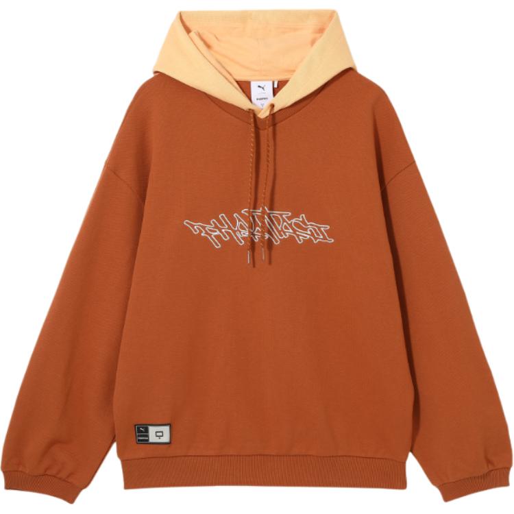 

Puma Худи унисекс X Phantaci Collaboration со спущенным плечом, на кулиске, с цветными блоками, кленовый сахар 631404-64 XXL