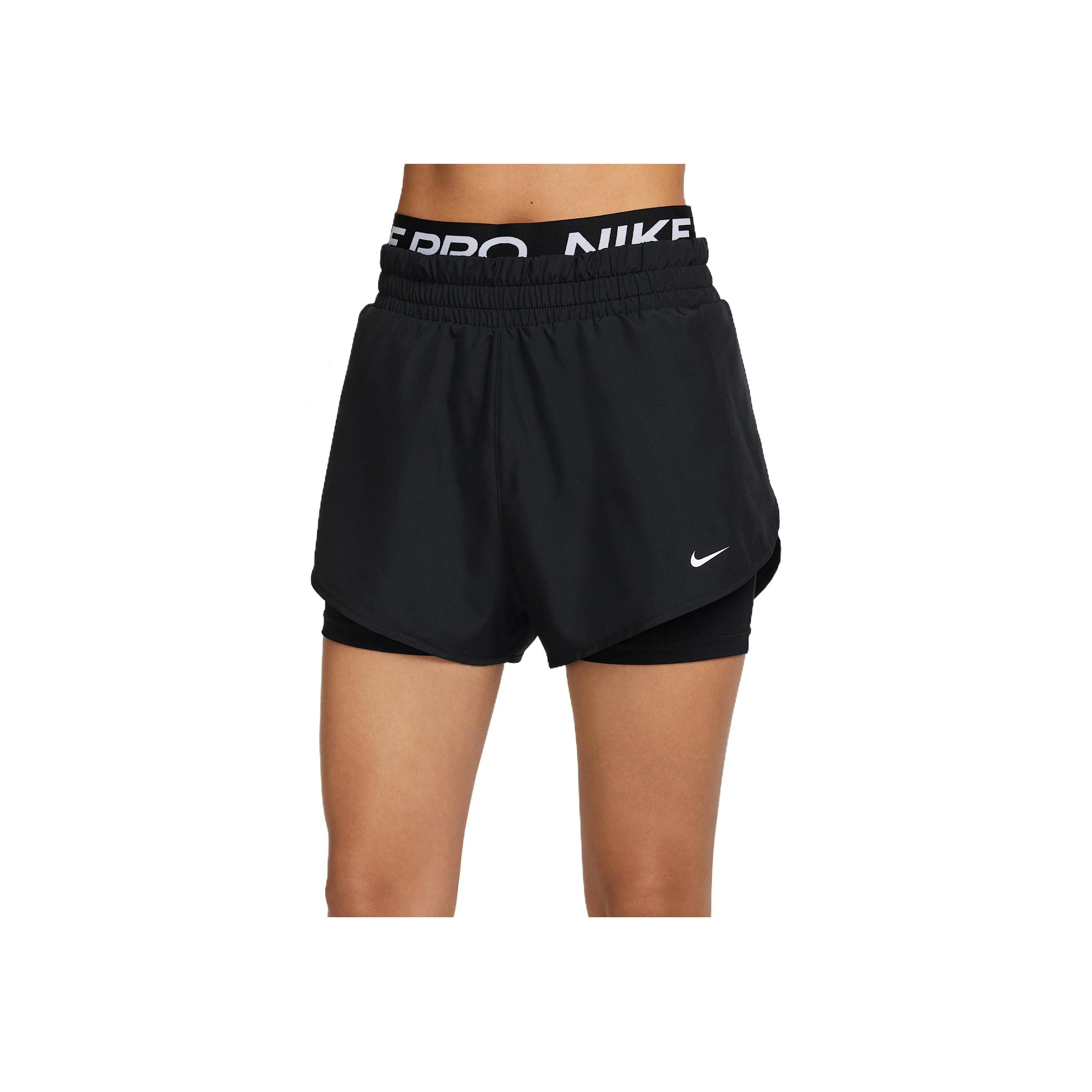 

Nike Dri-Fit Удобные Стильные Универсальные Шорты Два-в-Одном Женские шорты Черный HJ1205010 S