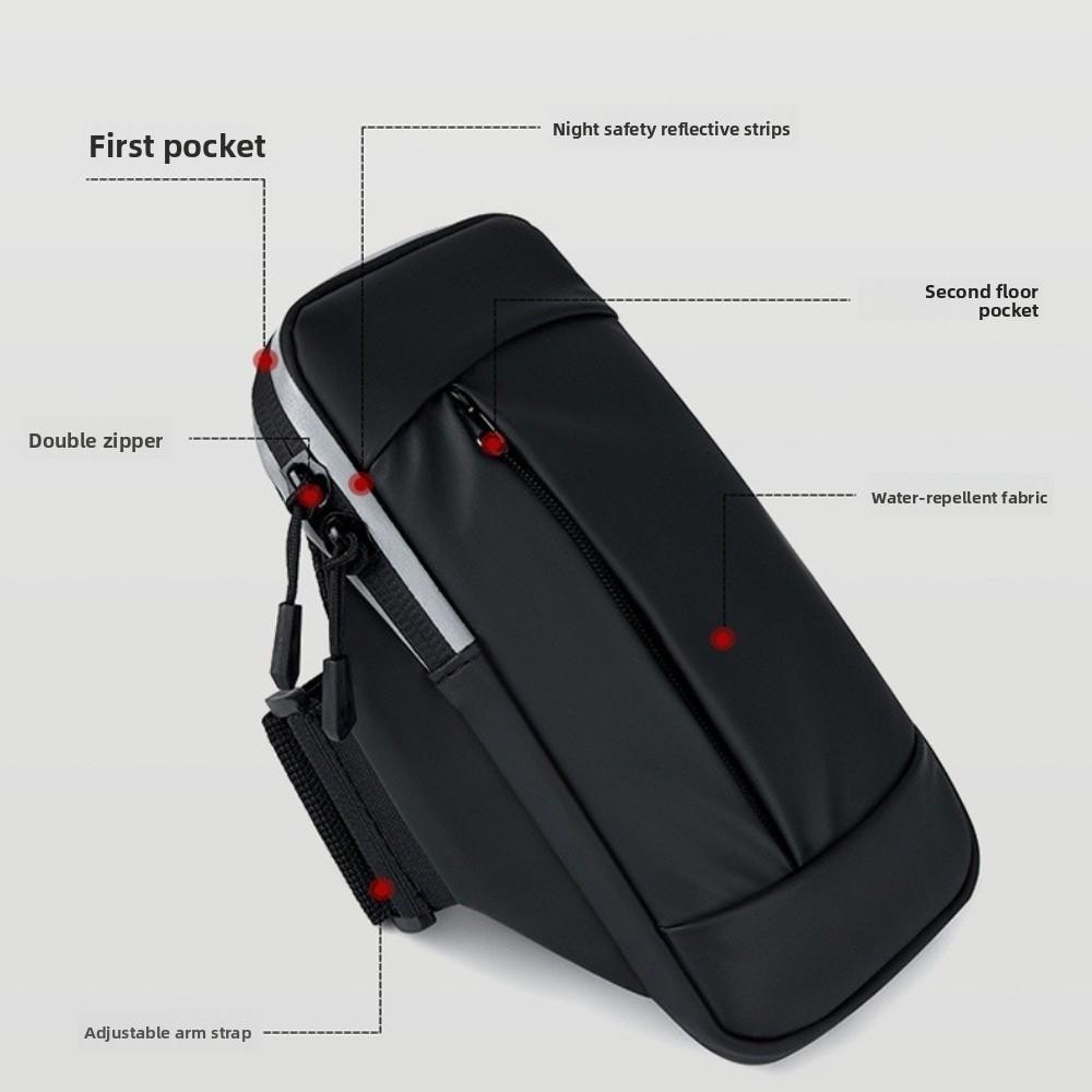 Large Capacity Running Phone Holder Jogging Case Cycling Phone Bag Sport Arm Bag  Gym Fitness