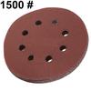 10 Pcs 125mm 5inch 8 Holes Hook Loop Sanding Discs Grit Orbital Sander Pad Mat