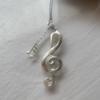 Adorable Musical Note Keychain Charm Adorable Musical Note Alloy Keyring Bag Charm Phone Accessory Gift For Girls