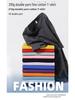 210g Pure Cotton Double Yarn Logo T-Shirt, Short-Sleeve Round Neck, Customizable Class Uniform or Advertising Shirt.