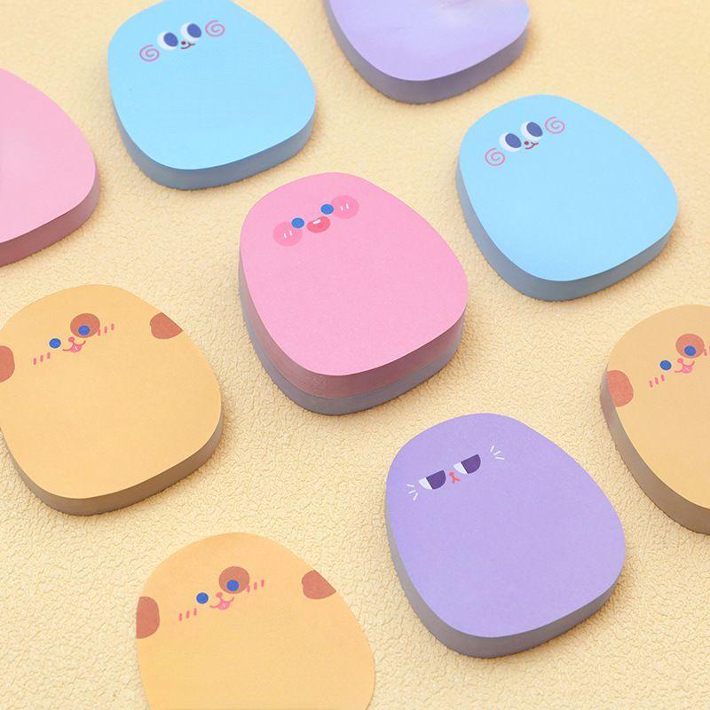 1 Stück Briefpapier Cartoon Candy Color Notes Haftnotizen Notizblock