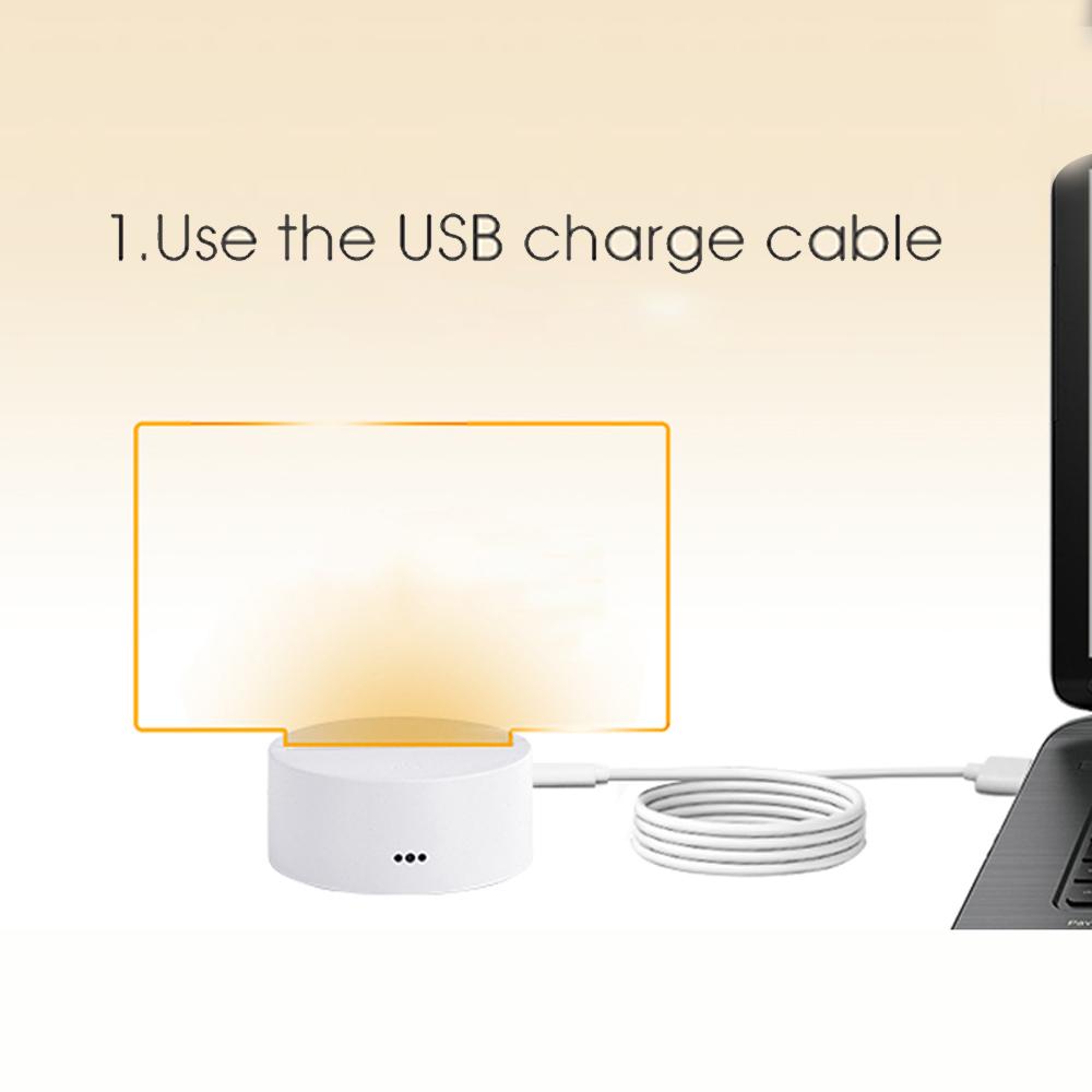 Hinweis Bord Kreative Led Nachtlicht USB Nachricht Bord Urlaub Licht Mit Stift Geschenk Für Kinder Freundin Dekoration Nacht Lampe