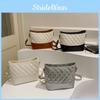 Wholesale Street Fashion Small Shoulder Crossbody Bag Women Chic Color Block Diamond Plaid Square Bag