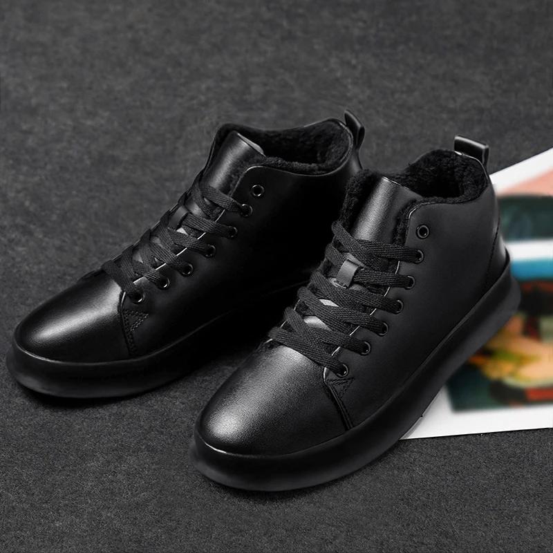 Fashion Luxury Men Elevator Shoes Height Increase Invisible8Cm Heighten Increasing Outdoor Antiskid Sneakers Lace-Up Casual Leather Shoe