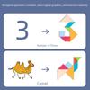 Children's Magnetic Tangram Puzzle - Early Education Geometry and Intelligence Development Aid