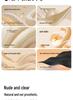 Women's Fleece-Lined Sheer Black Tights: Thick, Nude Feel Base Layer for Autumn/Winter.