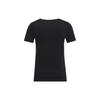 Nike Logo Print Quick-Dry Breathable Round Neck Short Sleeve T-Shirt Women Tops Black AT4546-010