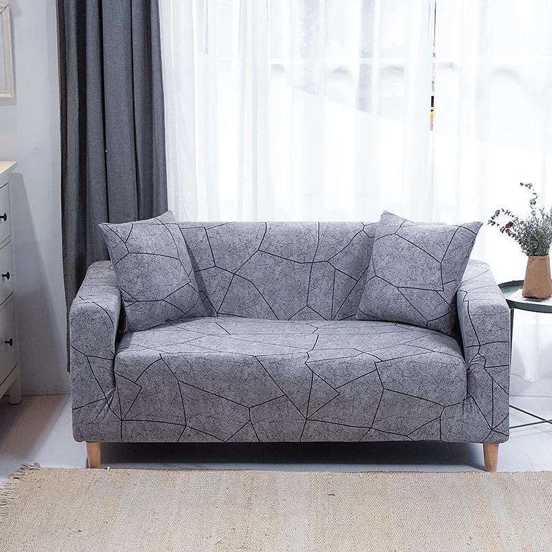 1/2/3/4 Seater Elastic Stretch Modern Sofa Covers for Living Room Sofa Couch Slipcovers Sectional Sofa Covers Housse De Canap