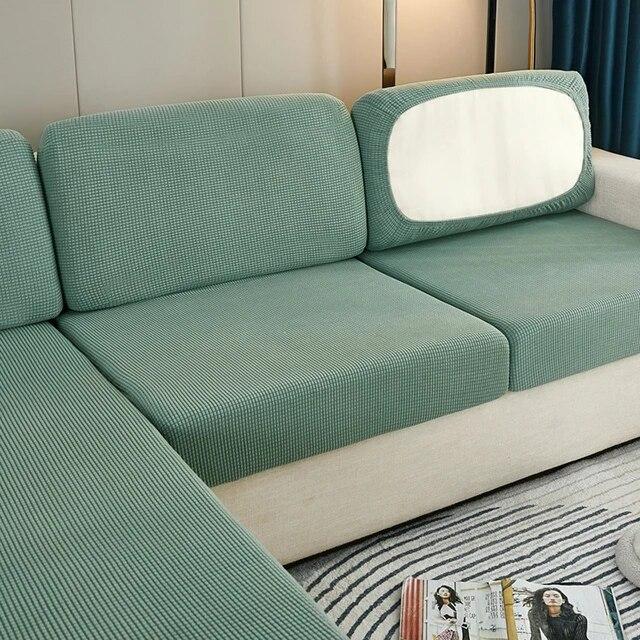 

1 шт. однотонный чехол для дивана, подушка на четыре сезона, универсальный чехол для дивана, защита для мебели для гостиной, спальни, декор Back Cushion Cover