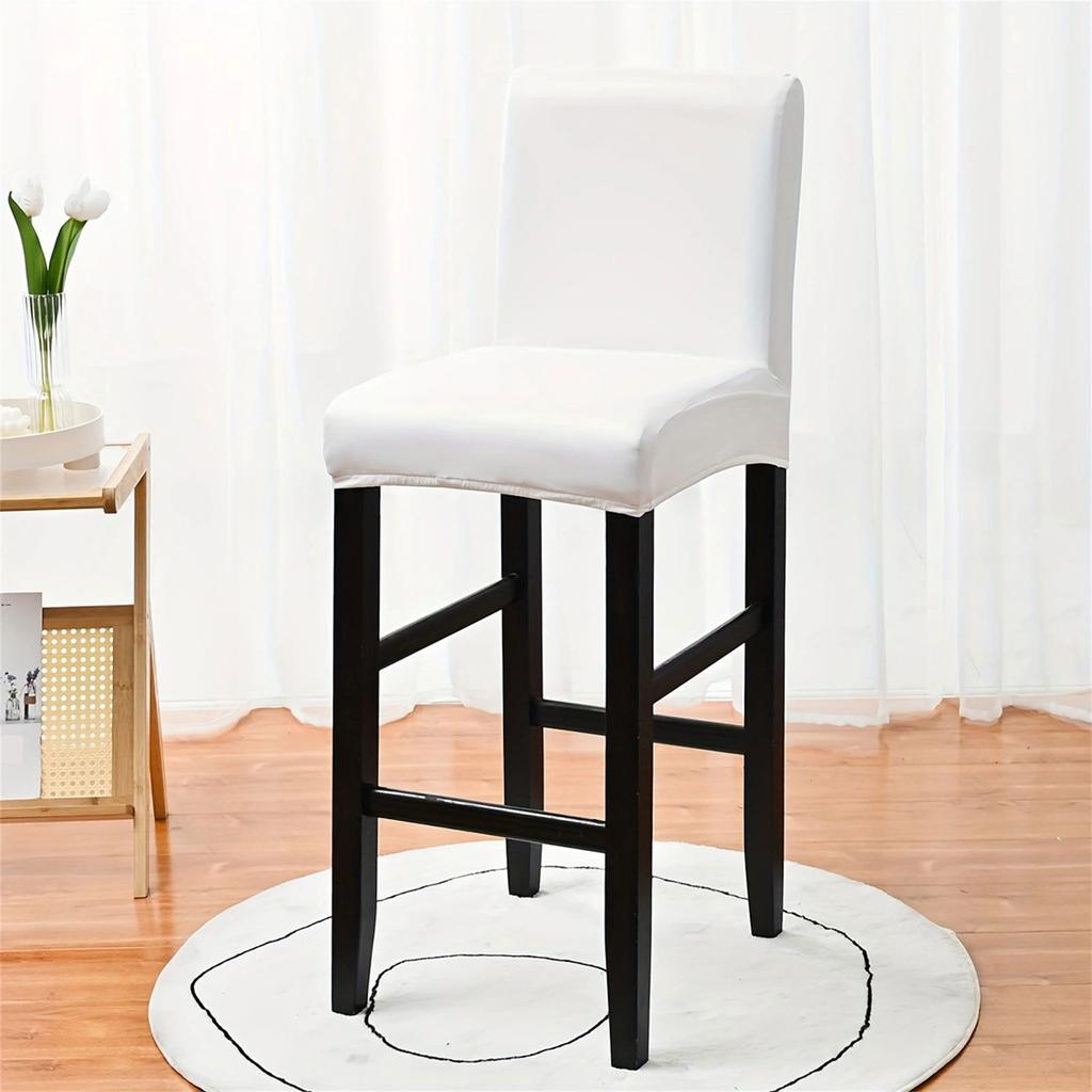 Durability PU Leather Pub Stool Covers Chair Covers Protects Against Stains And Scratches For Short Swivel Chairs