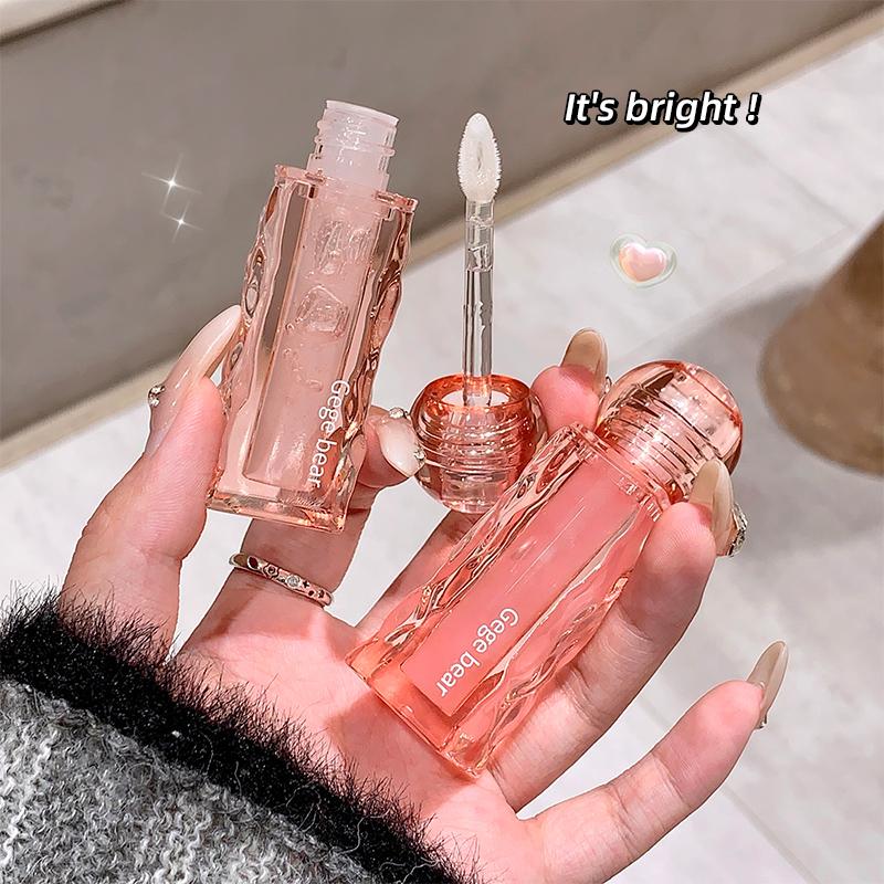 GEGE BEAR Hydrating Lip Gloss Brightening, High Shine & Lip Plumping Formula for Radiant Color and Moisture Boost