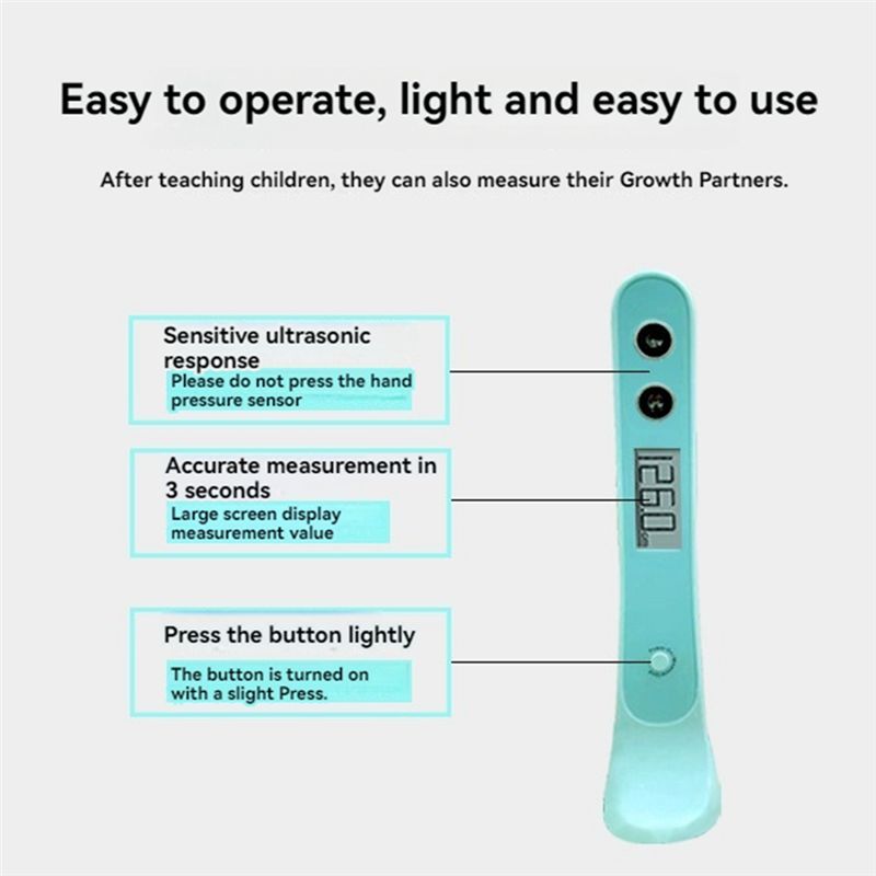 AEE4-Ultrasonic Height Measurement Meter For Children, Health And Electronic Height Ruler For Measuring Body Height