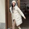 Women's Down Jacket Medium and Long Thermal Jacket Winter Thickened White Goose Down Jacket Trendy Sweater