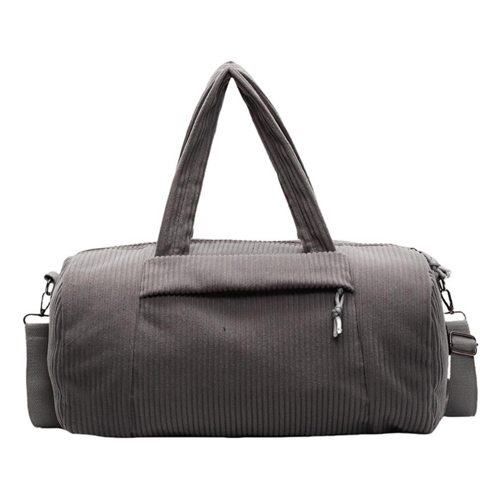 

Protable Corduroy Shoulder Bag Lightweight Large Capacity Tote Luggage Bag Crossbody Bag