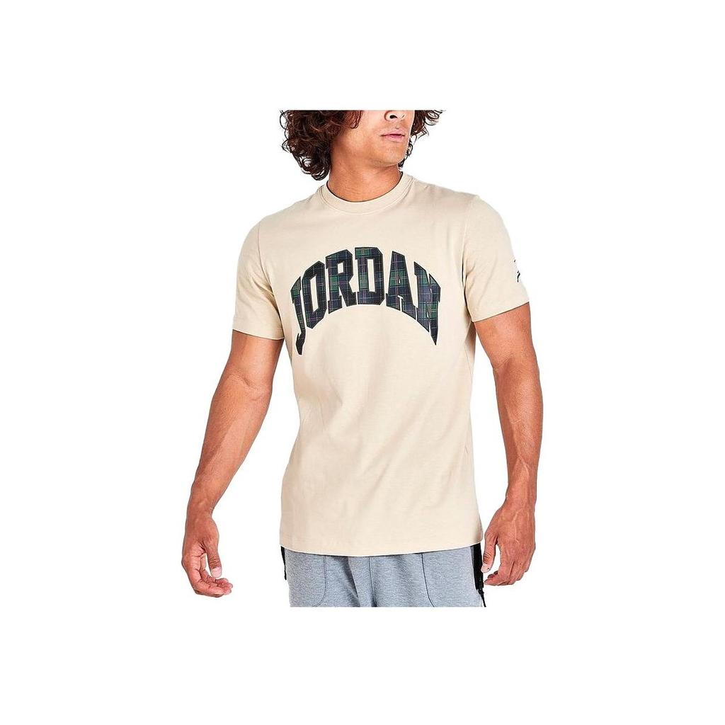 Jordan SS23 Solid Color Round Neck Short Sleeve T-Shirt Men Tops Off-White DV1433-206