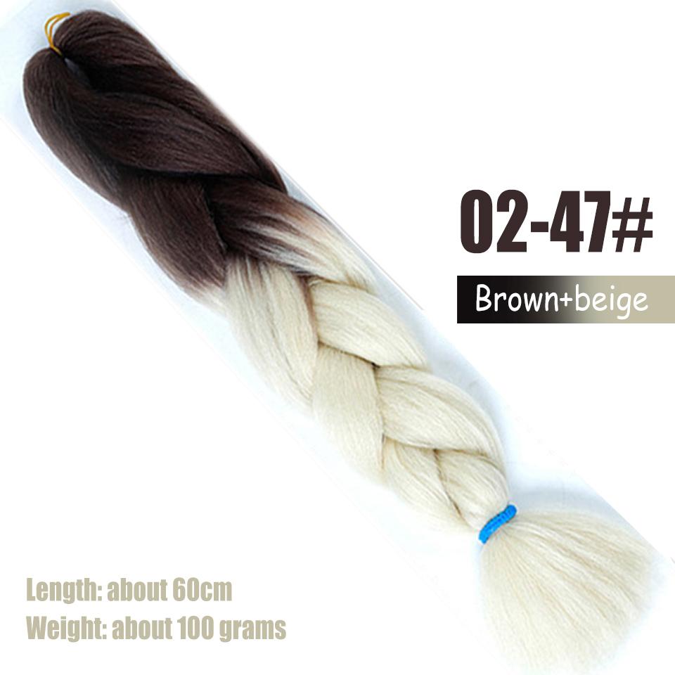 WTB Big Braid Synthetic Wigs Women Chemical Fiber High Temperature Silk Hand-woven Shiny Big Braid Hair Dirty Braid Wig Braided Hair