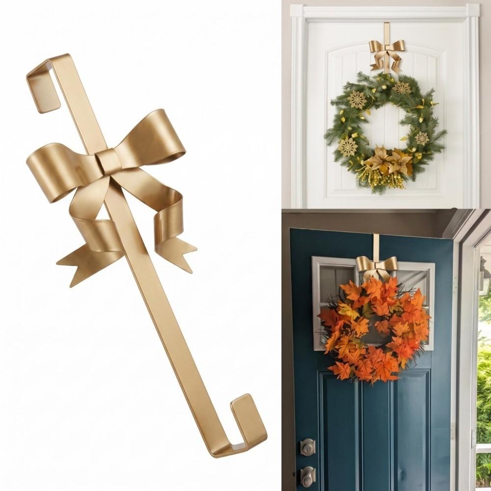 Bowknot Shape Door Storage Hook No Drilling Hanging Organizer Hook Over The Door Hooks  Dorm Room