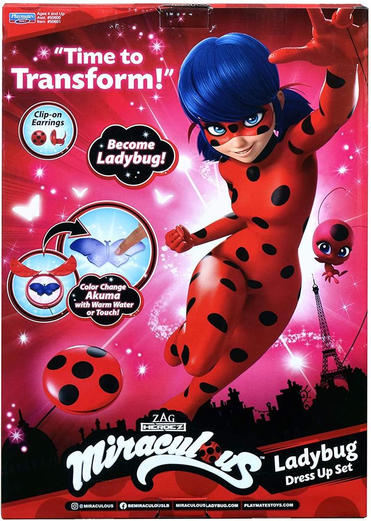 Miraculous Ladybug Cat Noir Role Play Set Color Change Butterfly Miraculous Ladybug Role Play Set & Dress-Up / [Used]