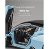 Diecast 1/22 Maserati MC20 Super Sports Car Alloy Model Sound & Light Pull Back Toy Boy Sports Car Toy Birthday Present for Kid