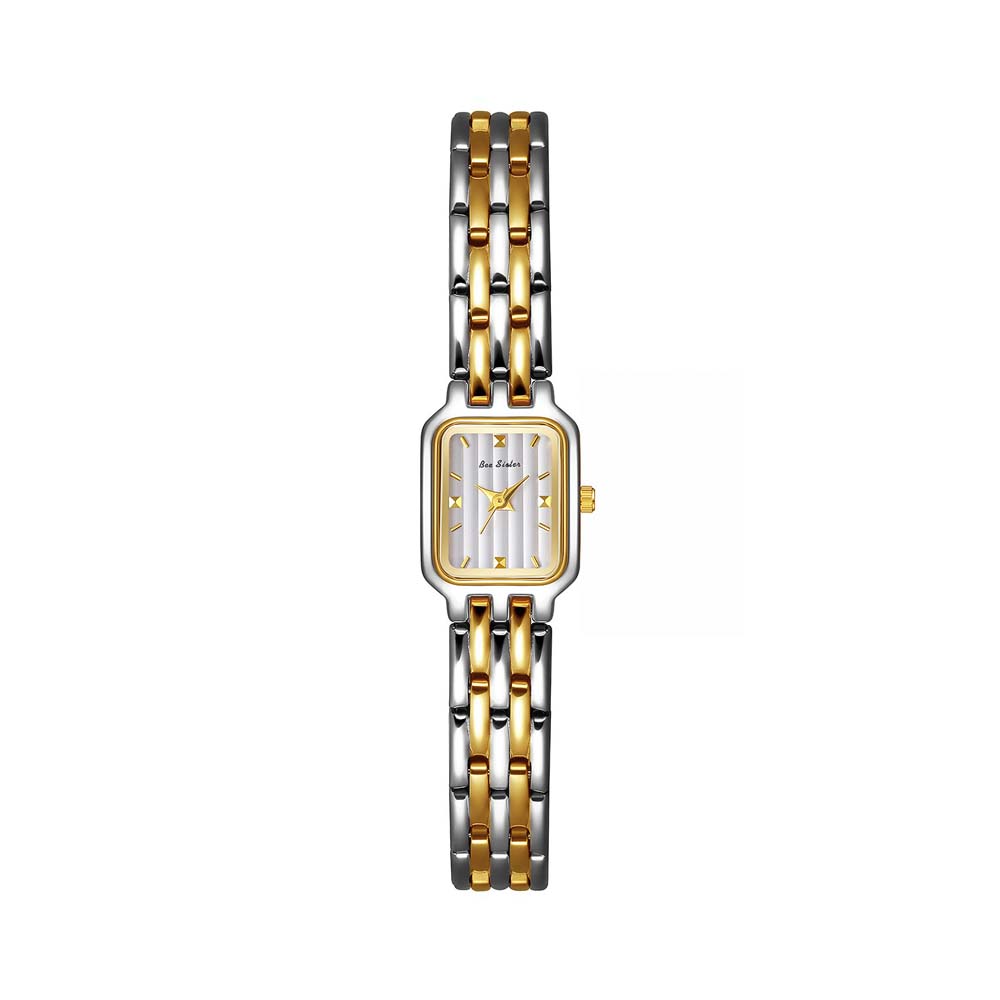 Women’s Fashion Square Small Dial Watch Stainless Steel Bracelet Luxury Quartz Wristwatch Simple Lady Dress Gift New
