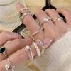Korean Plain Ring Ring Female Ins Wind Design Opening Adjustment Tail Ring Ring Ring