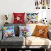 Cartoon Oddbods Cushion Cover Cushion Cover Set 4Pcs 50X50 45X45 40X40 Pillowcase Decorative Sofa Home Decor