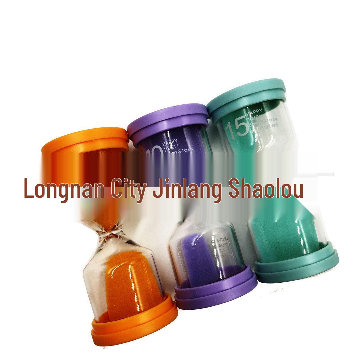 

Plastic Drop-proof Macaron Hourglass Timer - 30, 20, 15, 10, 5, 3 Min Creative Home Decor 1 Min Random Color Small