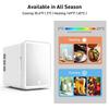 Mirror Glow Beauty Fridge 4L LED Touch Screen 3 Cooling Modes Silent 30dB Skincare & Drink Cooler/Warmer