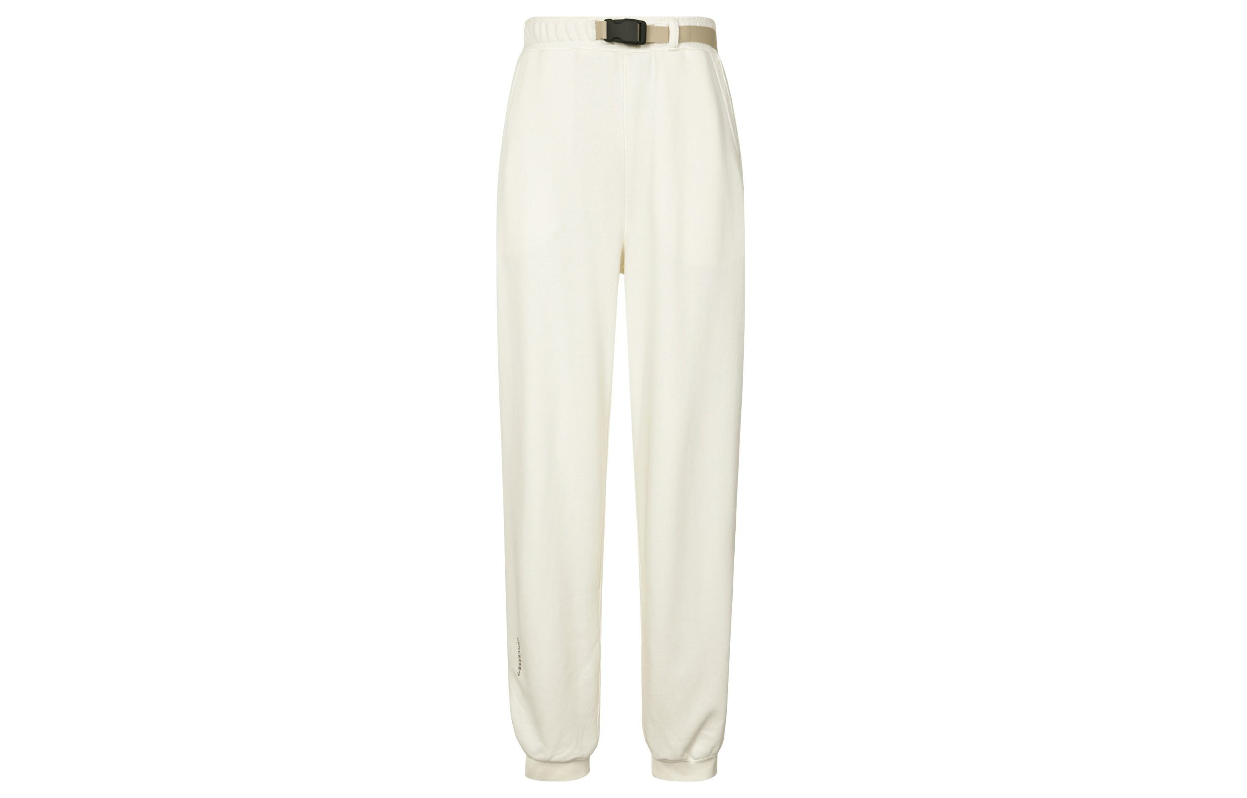 Converse Wordmark Fleece Pants Casual Pants Women s White 10026579-A03 M