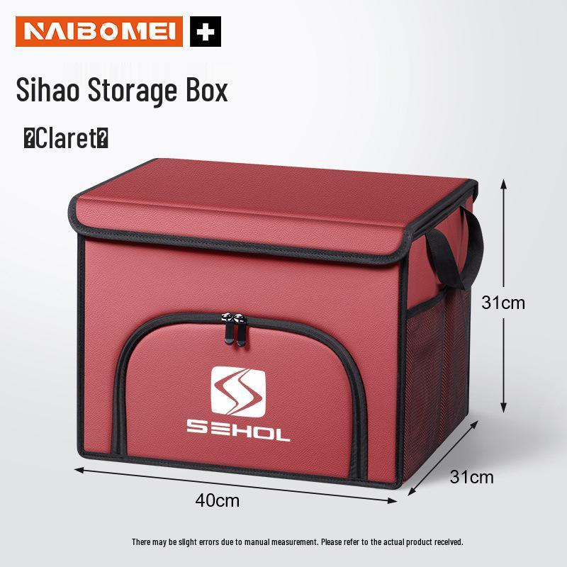 Compatible with JAC Sehol A5/E10X/E20X/E40X/E50A Car Trunk Organizer Storage Box