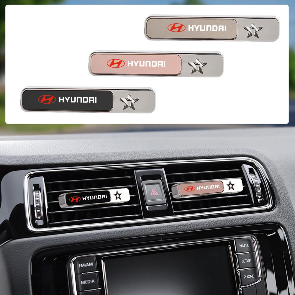 Car Air Vent Perfume Car Air Freshener Flavoring Solid Fragrance Aroma For Hyundai i20 i30 Creta Tucson Elantra Santa Fe Kona u1