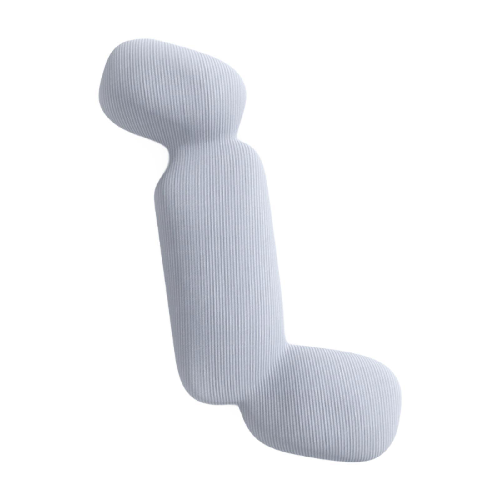 

Full Body Pillow Comfortable for Adults Birthday Gift Memory Foam Ergonomic Throw Pillows Long Bed Pillow for Back Side Sleepers серый