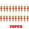 1/100pcs Copper Valve Core Car Motorcycle Bike Tire Valve Core Vacuum Tyre Valve Stems Core Remover Bicycle Auto Accessories