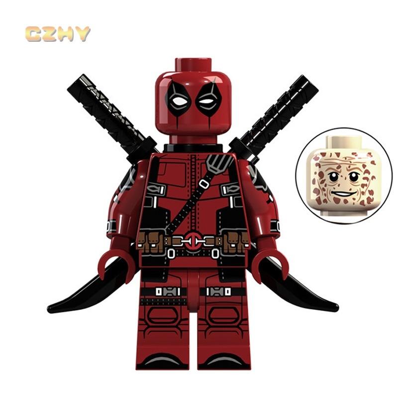 Pink Deadpool Minifigures Lego Venom Batman Blocks Toys